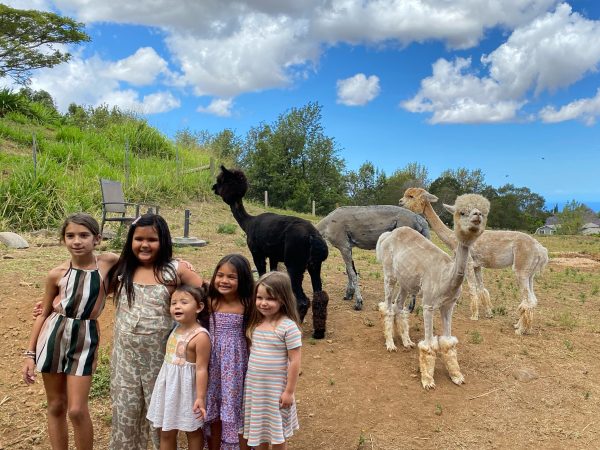 a group of people posing for a photo